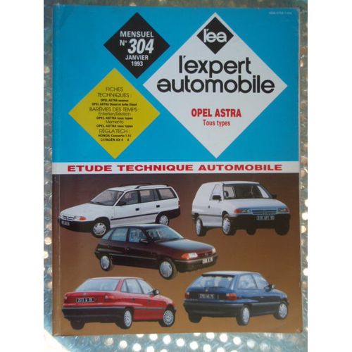 Revue Technique Automobile Opel Astra Tous Types