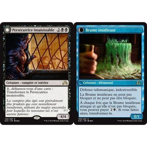 Foil Persécutrice Insaisissable / Brume Insidieuse - Tènèbres Sur Innistrad - 108/297 - R 