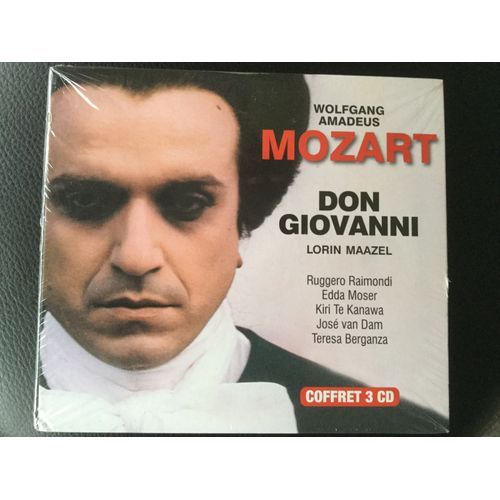Mozart Don Giovanni Par Ruggero Raimondi John Macurdy Edda Moser Kiri Te Kanawa Kenneth Riegel José Van Dam Teresa Berganza Malcolm King Orchestre Théâtre National De L'opéra De Paris Dir Lorin Maazel