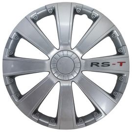 4 Enjoliveurs  Rs-T 14p Argent