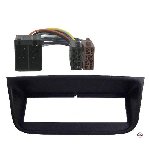 Kit Adaptateur Autoradio 1din Noir Peugeot 406 + Iso