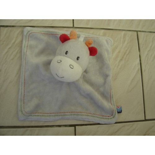 Doudou Plat Girafe/Vache Sucre D'orge