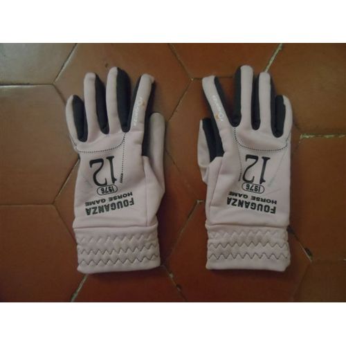 Gants D'équitation Easywear Rose Pâle Fouganza