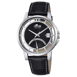 Lotus Montre Homme Femme Minimalist Analogique Quartz Cuir Noir Ul18325/2