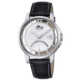 Lotus Montre Homme Femme Minimalist Analogique Quartz Cuir Noir Ul18325/1