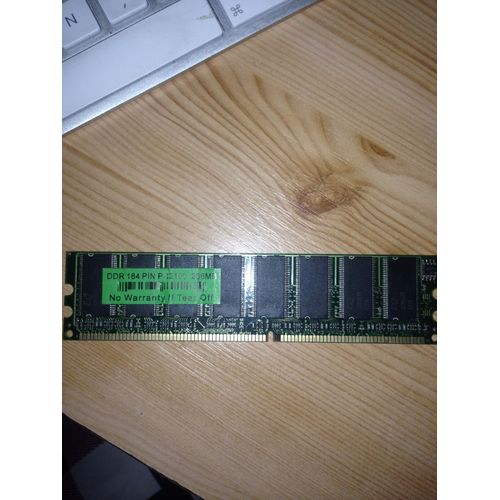 Mémoire - 256 Mo x 1 - DDR-SDRAM 266 mhz - DIMM 184 broches - PC 2100