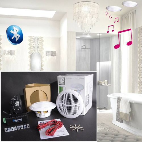 Kit Haut-Parleurs B402BL 2x15W de Plafond avec Bluetooth