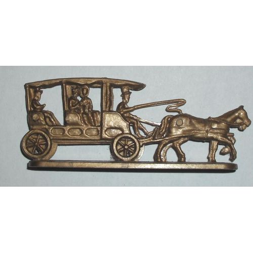 Figurine Publicitaire Chocolat ? "Locomotion À Travers Les Âges - Calèche"