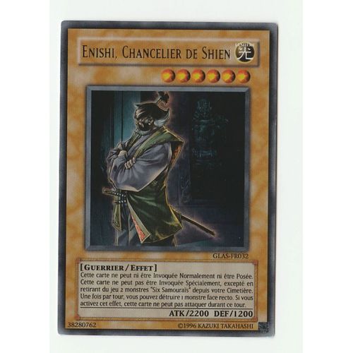 Yu-Gi-Oh! - Glas-Fr032 - Enishi, Chancelier De Shien - Ultra Rare