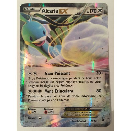 Altaria Ex 88/124 Pokemon Xy10 Impact Des Destins