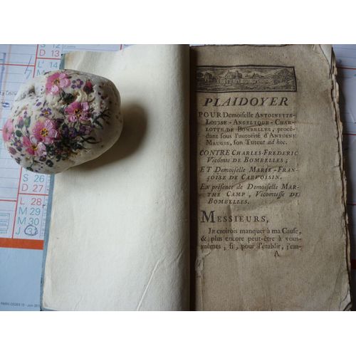 Plaidoyer Pour Demoiselle Antoinette - Louise - Angélique Charlotte De Bombelles