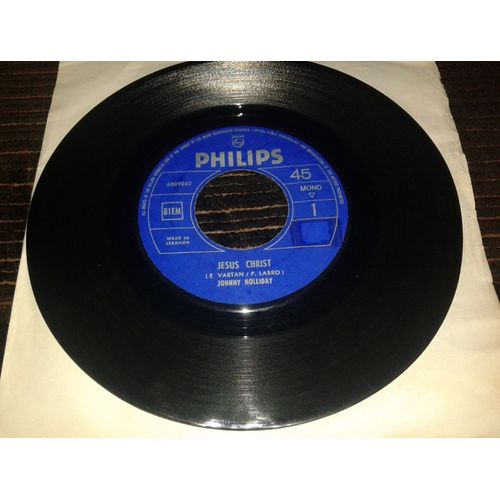 Johnny Hallyday Introuvable 45 Tours Libanais Jesus Christ/On Me Recherche