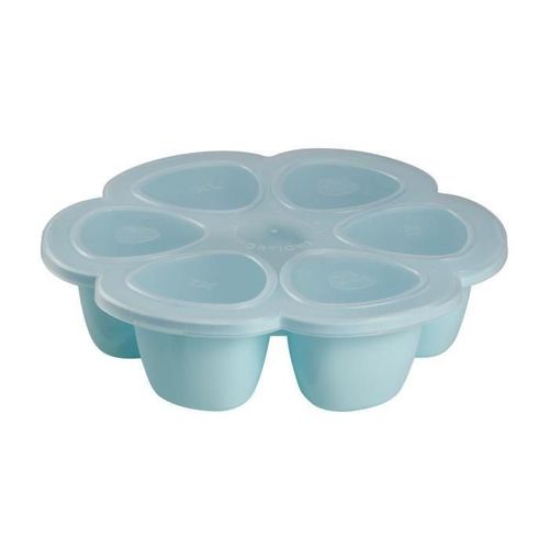 Béaba Multiportions Silicone 6 X 150 Ml Blue