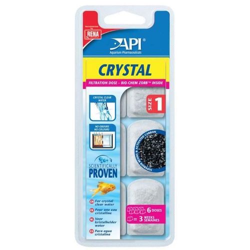 Apl Accessoire Pour Aquariophilie Dose Crystal Boîte De 6 Taille 1