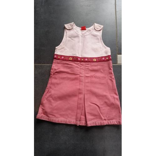 Robe Tex 3 Ans Rose Sans Manches