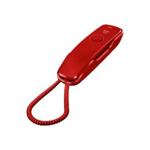 Gigaset DA210 - Téléphone filaire - rouge