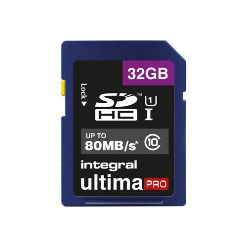 Integral UltimaPro - Carte mémoire flash - 32 Go - UHS Class 1 / Class10 - SDHC UHS-I