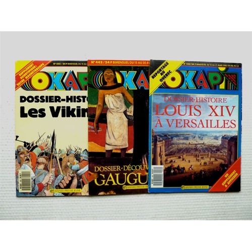 Lot De 3 N° De Okapi :  N° 440, 442, 444  (Du 15/03 Au 31/05  1990)