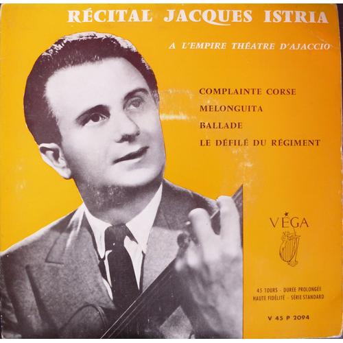 Recital Jacques Istria