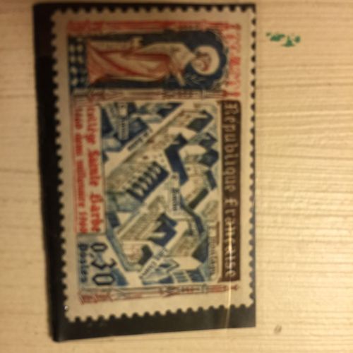 Timbre Neuf Rf College Sainte Barbe