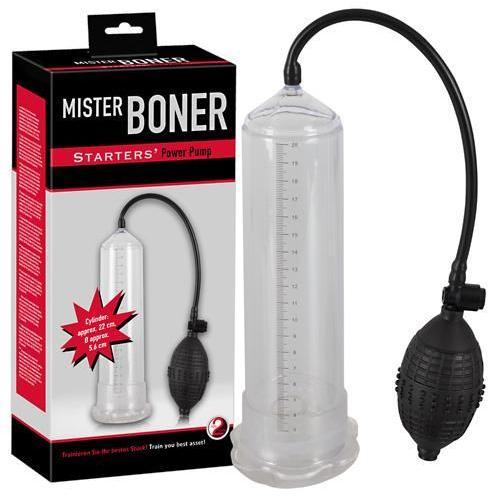 Mister Boner Pompe De Penis - Noir - Taille: 22cm
