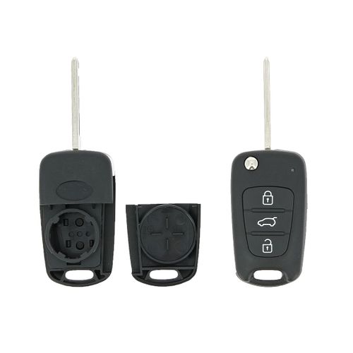 Coque De Clé Adaptable Kia 3 Boutons  Klemax Référence: Kia307