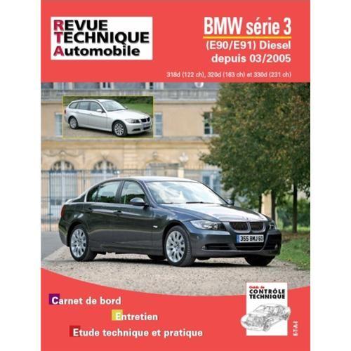 Revue Technique Pour Bmw De E90-E91 03-05 Jusqu'à Diesel 318d-320d-330d