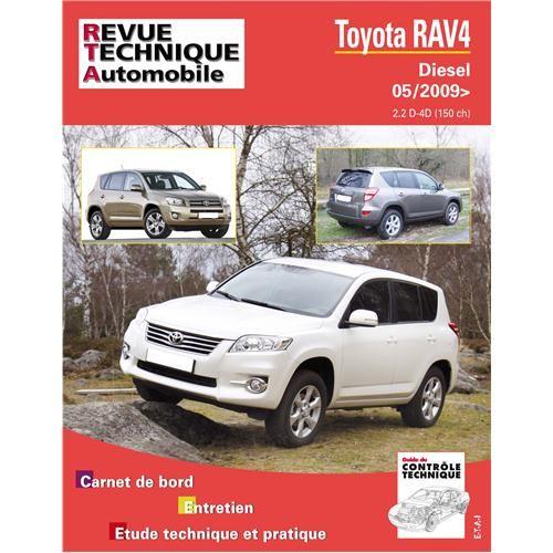 Revue Technique Pour Toyota Rav 4 Iii D4-D De 150 Depuis 05-2009