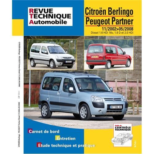 Revue Technique Pour Citroën Berlingo Combi Essence Et Diesel.