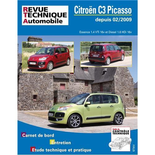 Revue Technique Pour Citroën C3 Picasso Essence Et Diesel.