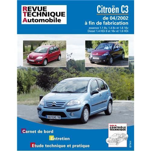 Revue Technique Pour Citroën C3 Essence Et Diesel.