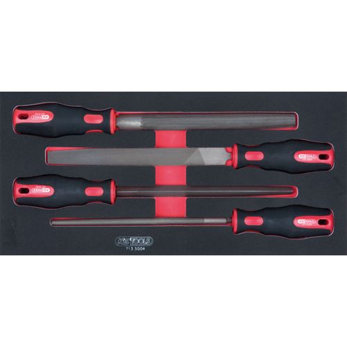 Module de limes demi-douces, 4 pièces KS TOOLS 713.3004