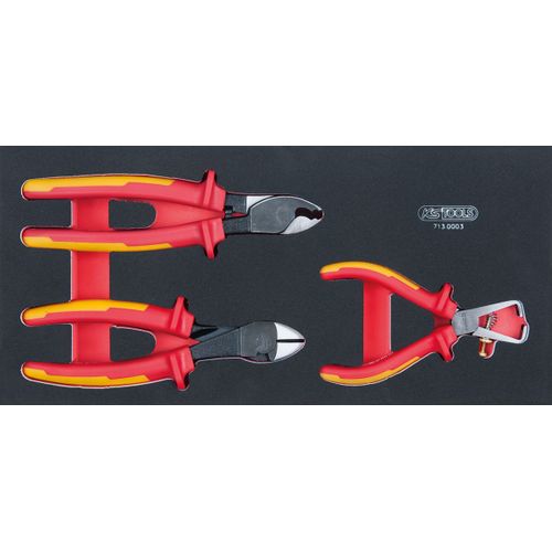 Module de 3 pinces isolées 1000V ERGOTORQUE® KS TOOLS 713.0003
