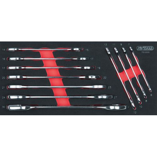 Module de clés à fourches, 11 pièces KS TOOLS 713.2020