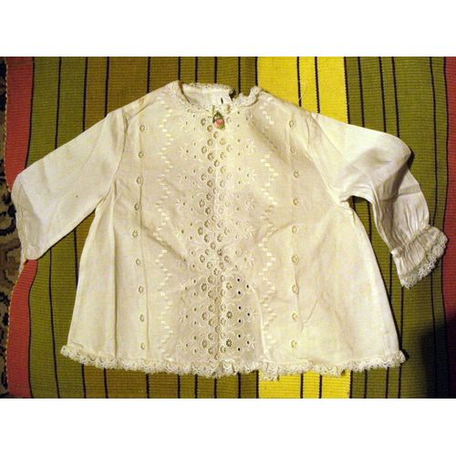 Chemise Enfant Ancienne - Broderie Dentelle -