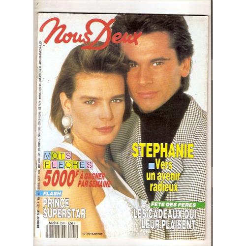 Prince 1p/ Stephanie De Monaco 2p/ Articles Photos Roger Moore , Christopher Reeve , Jane Fonda , Peter Ustinov ,  2241 