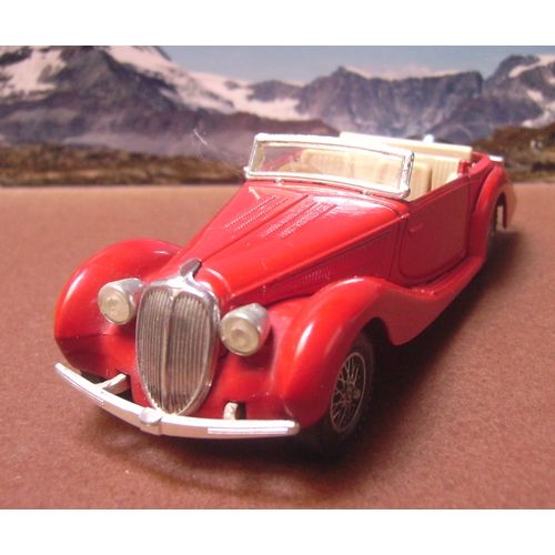 Solido - Delahaye 135 M Figoni Falaschi 1939 - Rouge - N°48 - Éch 1/43 -Solido