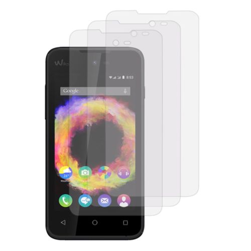 Lot 3 X Film De Protection Wiko Sunset 2 Transparent Anti Rayures Nettoyable