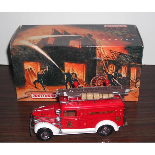  Models Of Yesterday - Fire Engine Series - Gmc Rescue Squad Van 1937-Matchbox