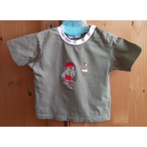 T-Shirt Kaki - Taille 18 Mois