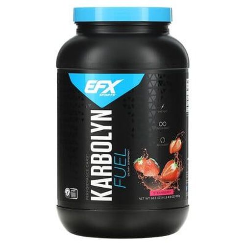 EFX Sports Karbolyn Fuel, Fraise, 1 950 g