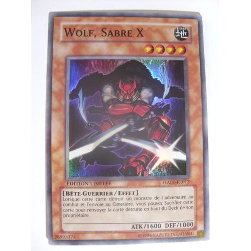 Yu-Gi-Oh! - Ha01-Fr012 - Wolf, Sabre X - Super Rare