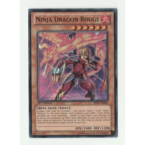 Yu-Gi-Oh! - Abyr-Fr082 - Ninja Dragon Rouge - Super Rare