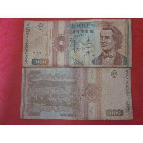 Billet De 1000 Lei Roumanie 