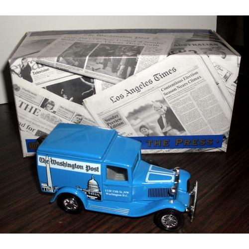 Power Of The Press - Model A Ford Van "The Washington Post" - 1930-Matchbox