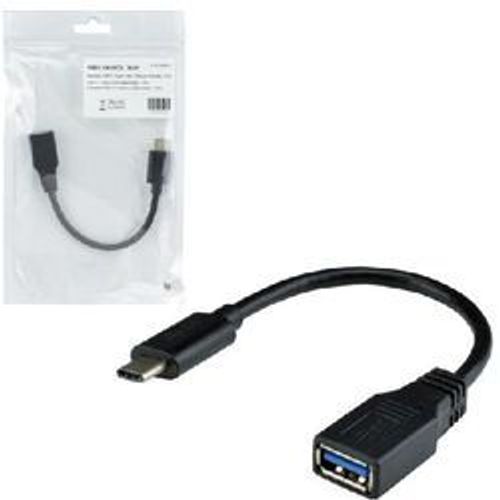 MCL - Adaptateur USB - USB type A (F) pour 24 pin USB-C (M) - USB 3.1 - 17 cm