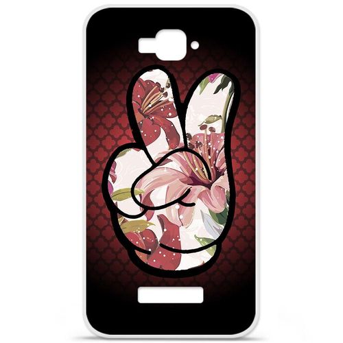 Etui Coque Housse Design Alcatel One Touch C7en Silicone Gel Protection Arrière - Swag Hand Luxe