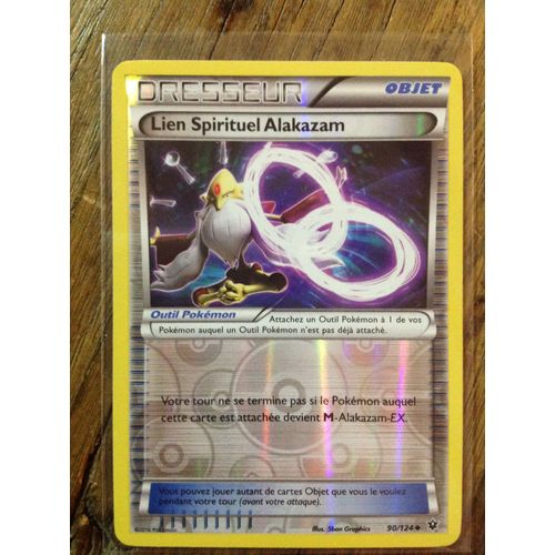Dresseur Lien Spirituel Alakazam Reverse 90/124 Xy Impact Des Destins