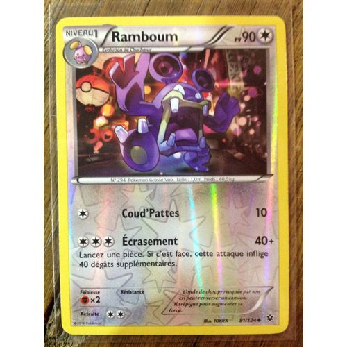 Ramboum Reverse 81/124 Xy Impact Des Destins