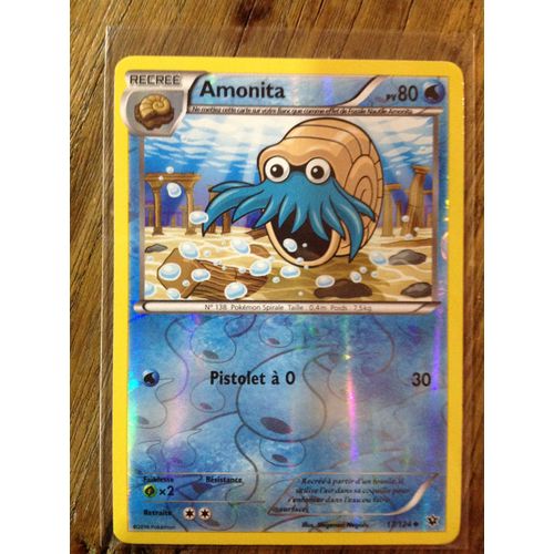 Amonita Reverse 17/124 Xy Impact Des Destins